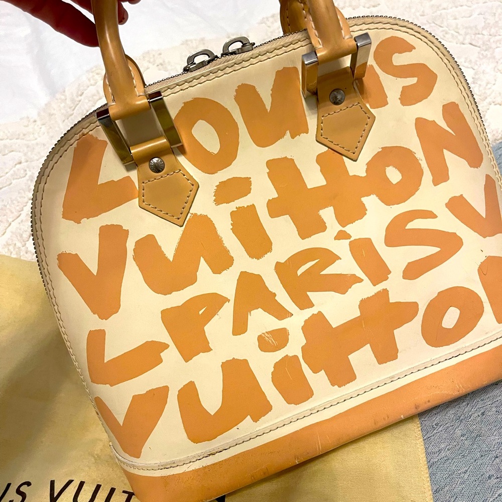 Stephen sprouse designed graffiti Louis Vuitton Alma PM 100% authentic coll…